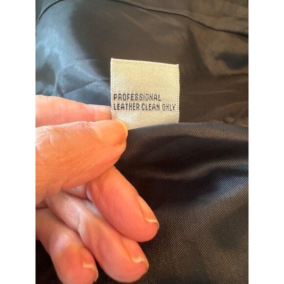 Vintage Yvonne Marie Women Lamb's Leather Studded Moto Biker Black Jacket City - Picture 5 of 14